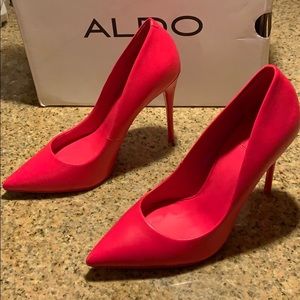 Aldo hot pink heels